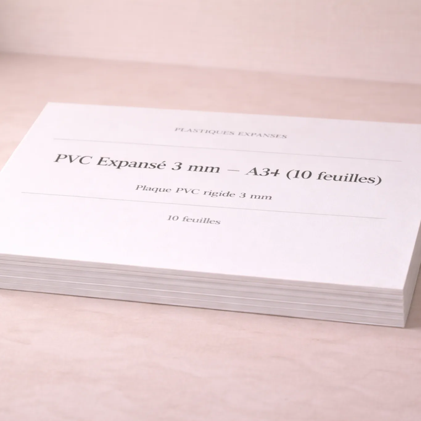 PVC Expansé 3 mm — A3+ (10)