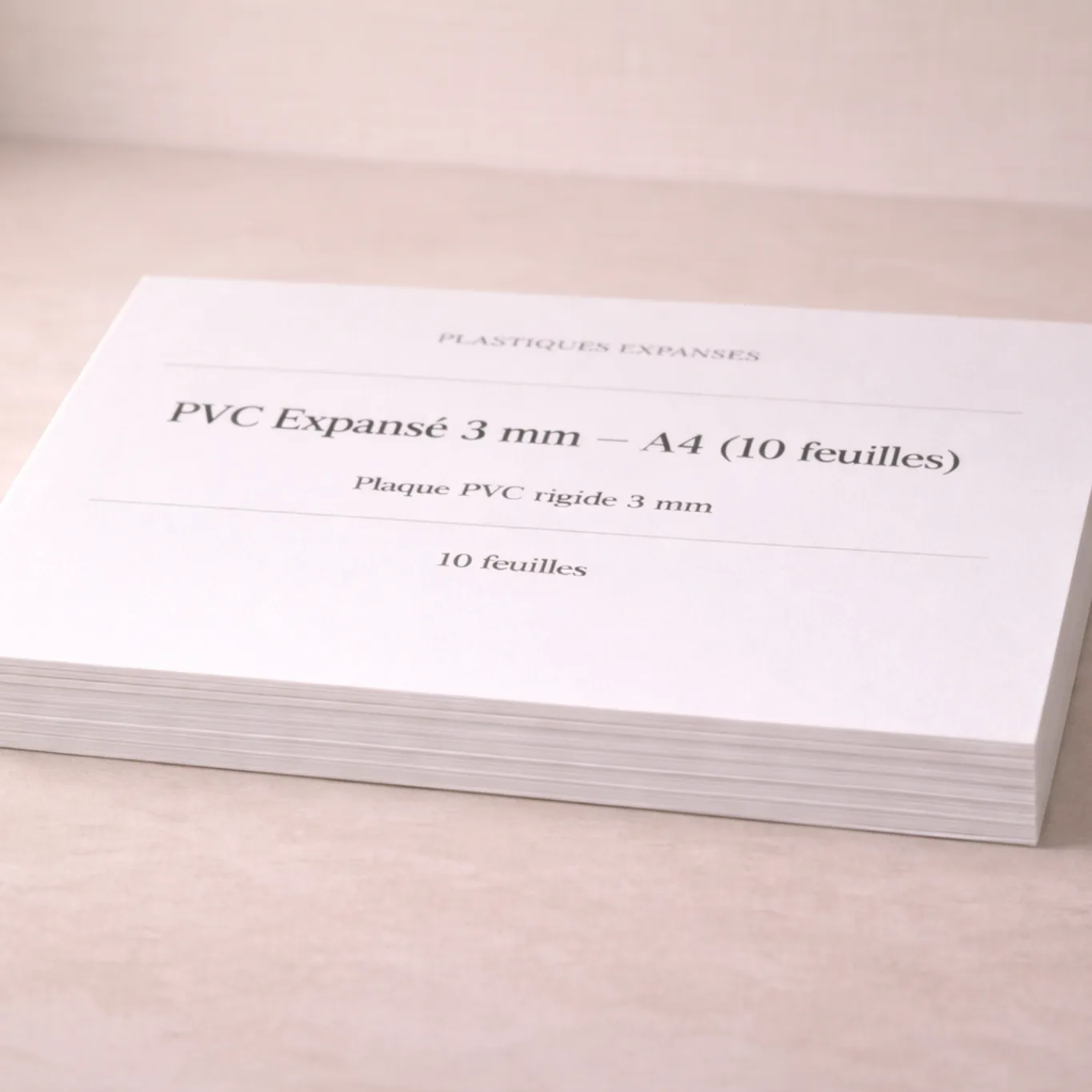 PVC Expansé 3 mm — A4 (10)