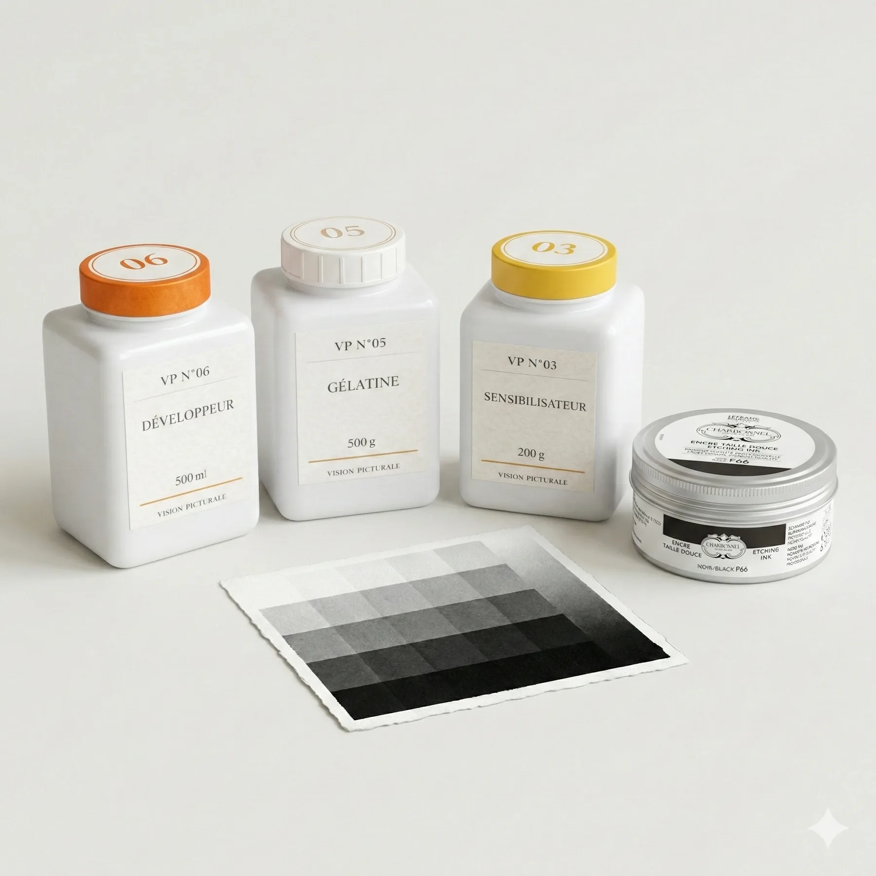 Kit Bromoil — Encres grasses, stippling dramatique