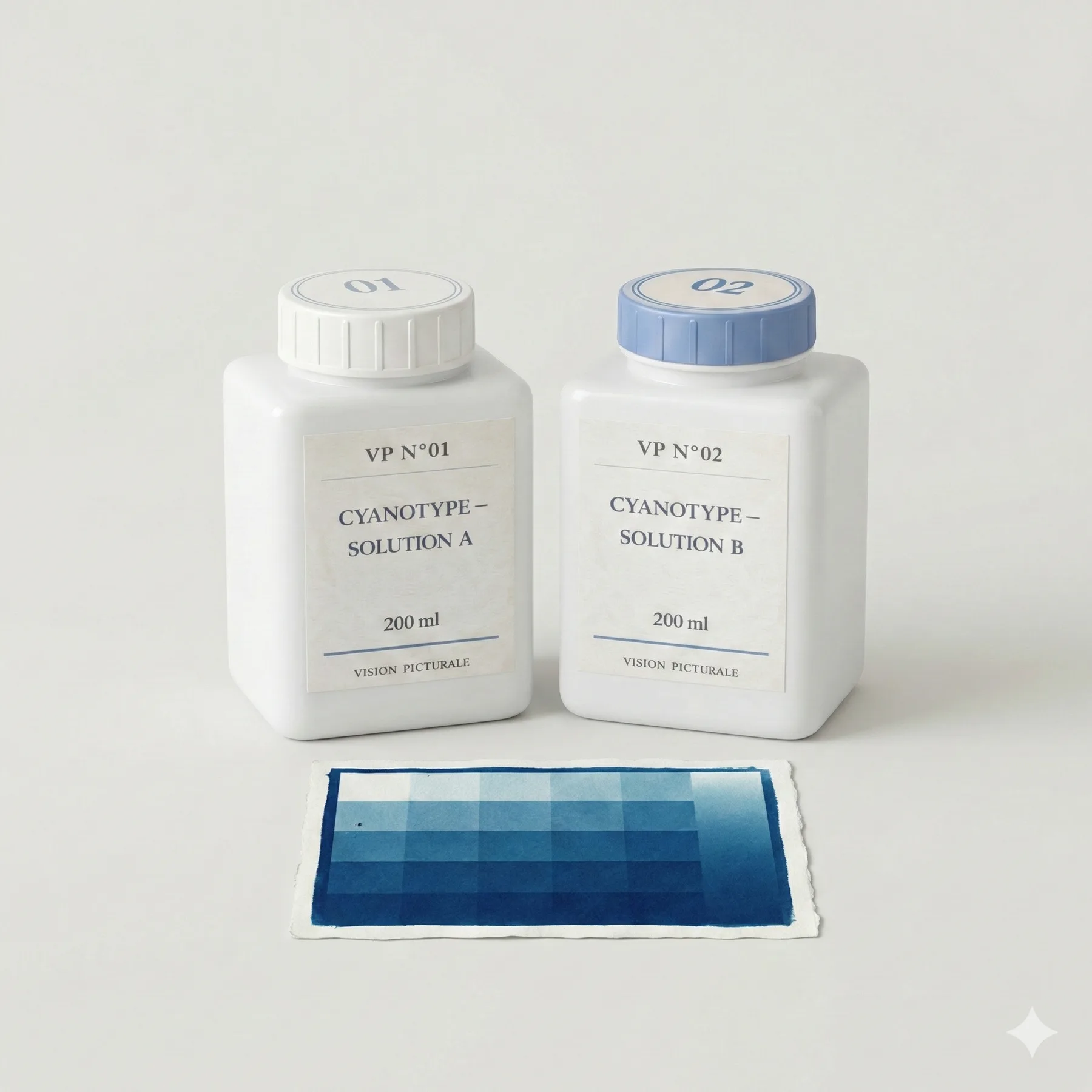 Kit Cyanotype — Bleu de Prusse, émulsion UV