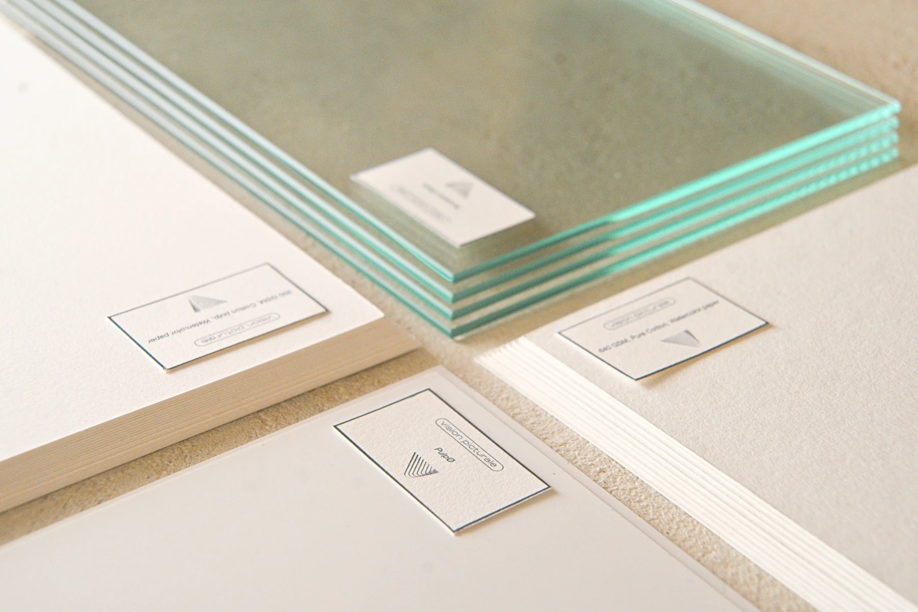 Verre trempé 4 mm — A4 (4 plaques) — Vision Picturale product photograph for alternative photographic printing, view 4