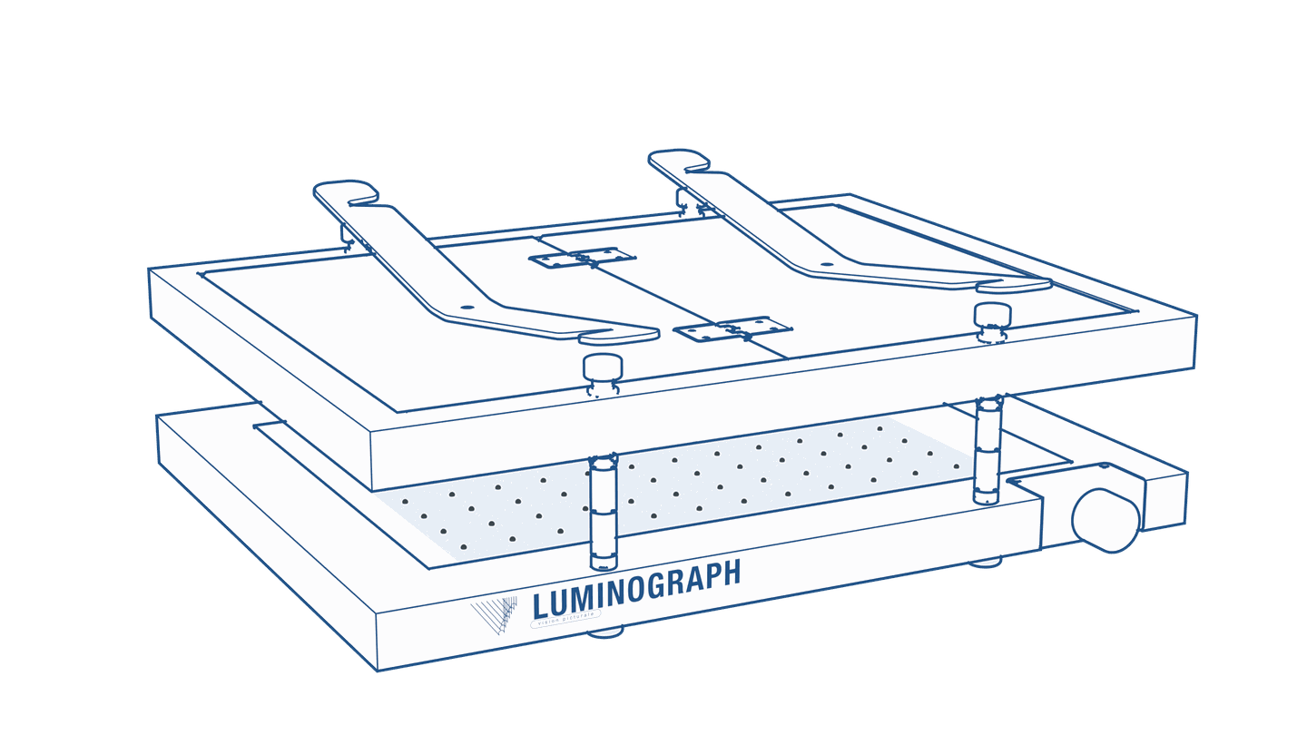 Luminograph A4, technical drawing